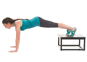 Get Cardio Fit: Decline Plank
