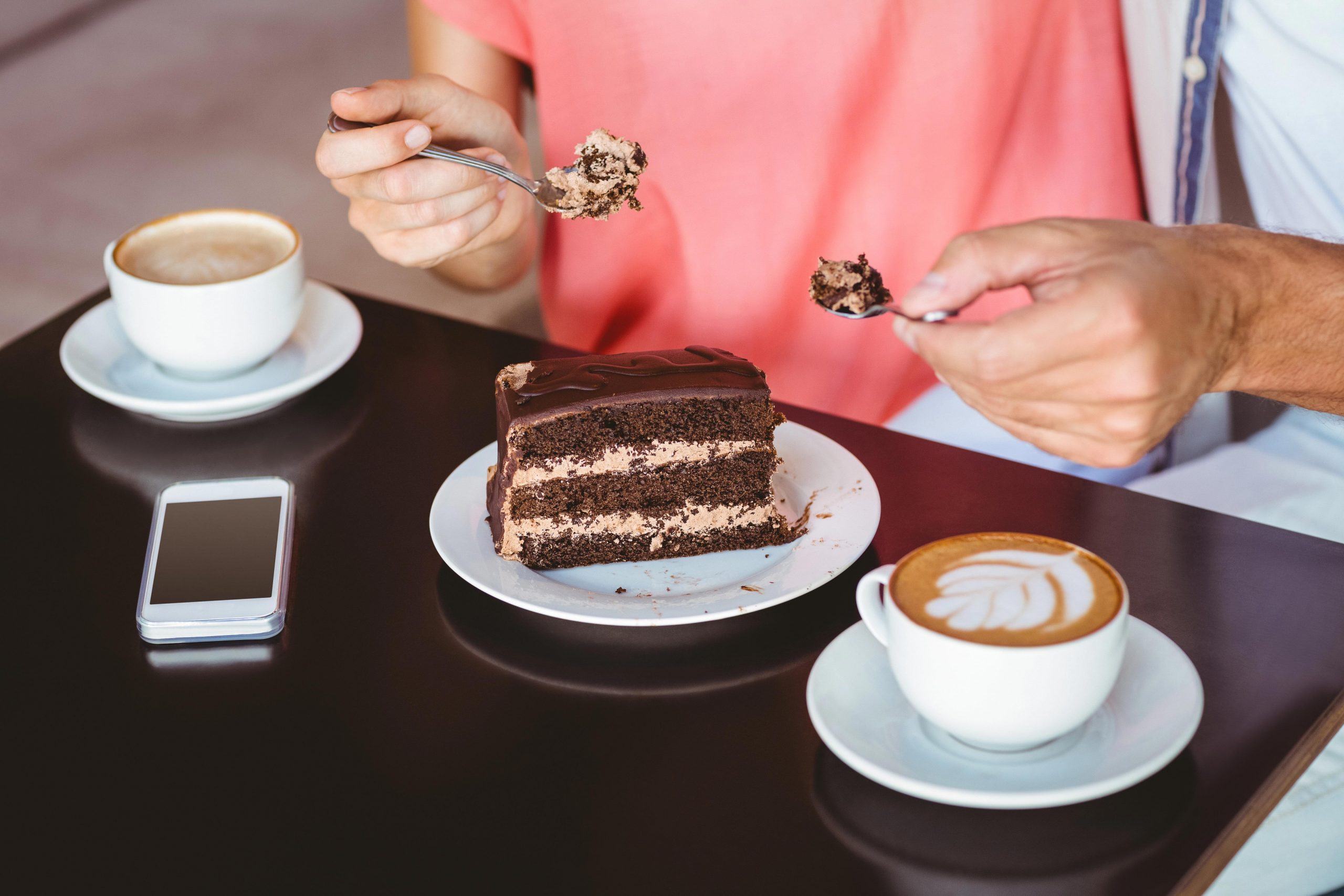 Shrink, Swap, Skip: How To Eat Healthier When Dining Out - cake, chocolate cake